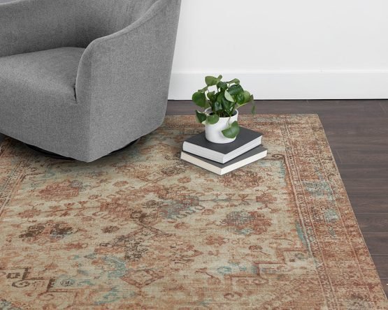 Zagora Loom-knotted Rug Rust 9' X 12' - Image 3