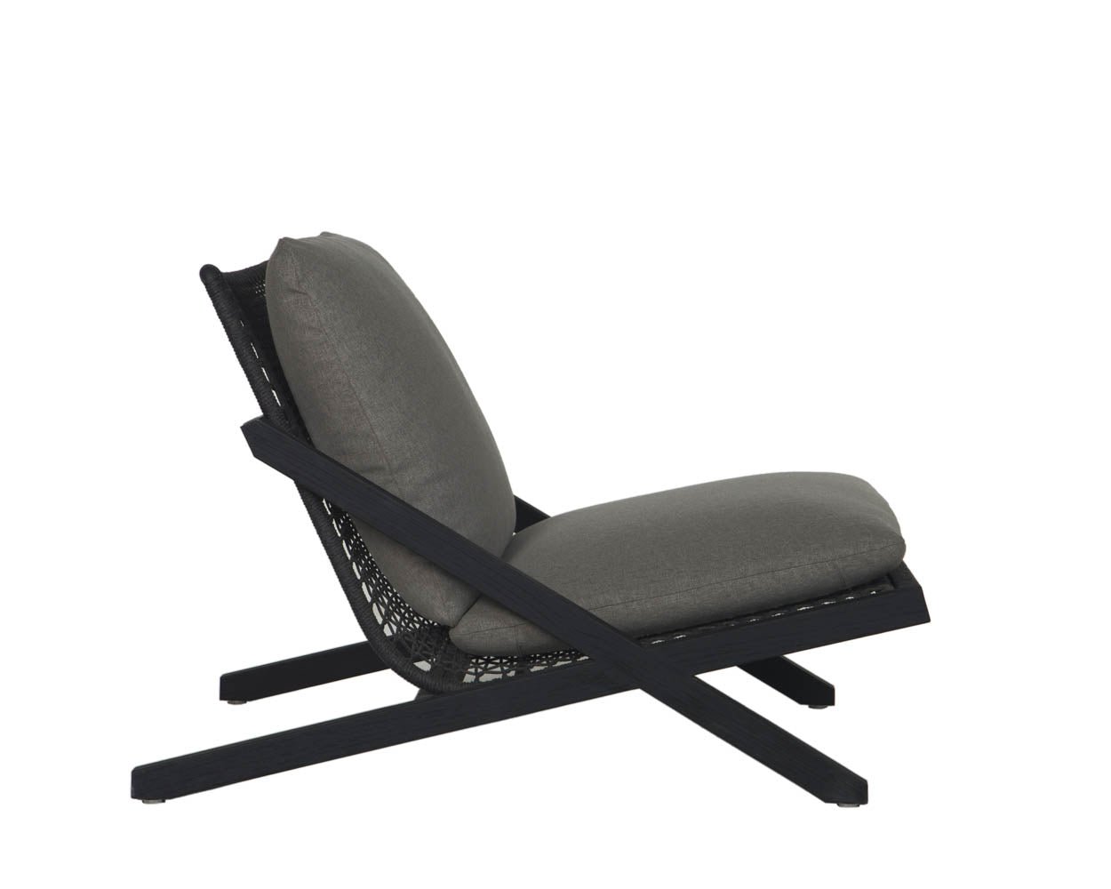 Bari Lounge Chair - Charcoal Gracebay Grey - Image 3