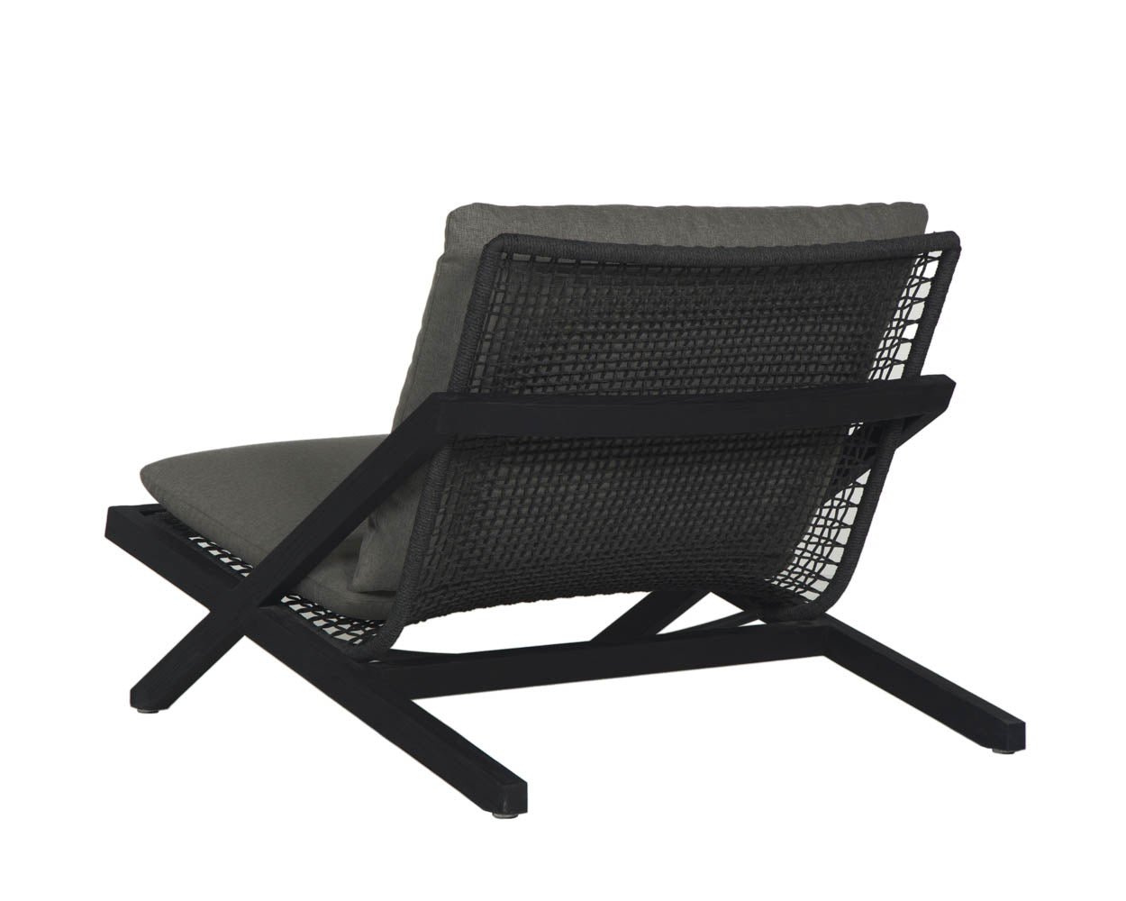 Bari Lounge Chair - Charcoal Gracebay Grey - Image 4