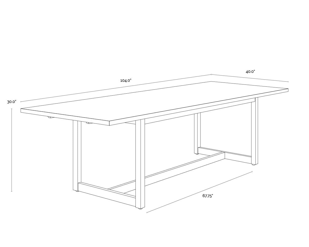Geneve Extension Dining Table - 83" - 107" Natural - Image 11