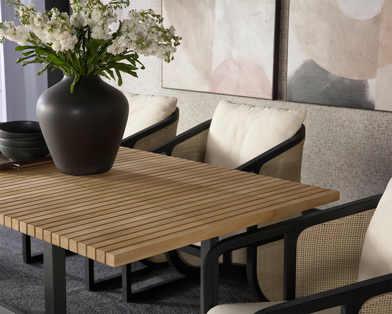 Geneve Extension Dining Table - 83" - 107" Natural - Image 4