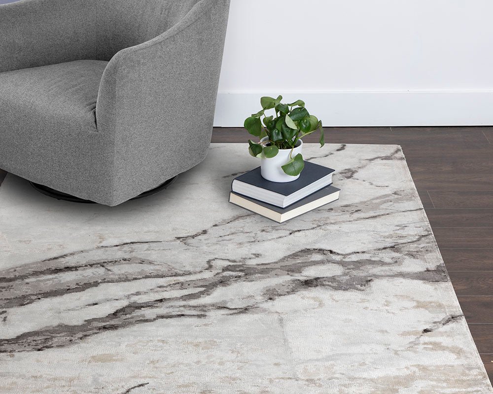 Summit Hand-loomed Rug Grey 6' X 9' - Image 2