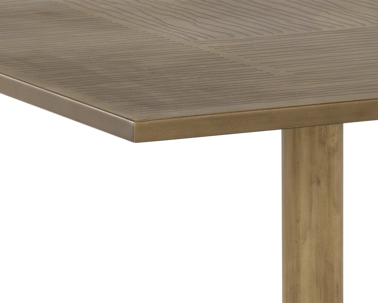 Corina Bistro Table - 36" Antique Brass - Image 6