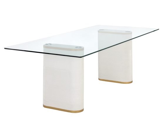 Aemond Dining Table - 86.5" White - Image 2