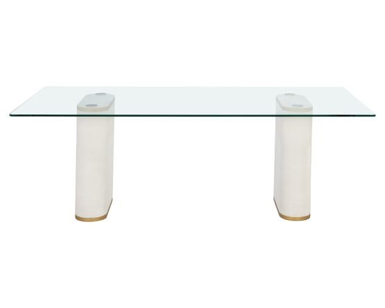 Aemond Dining Table - 86.5" White - Image 3