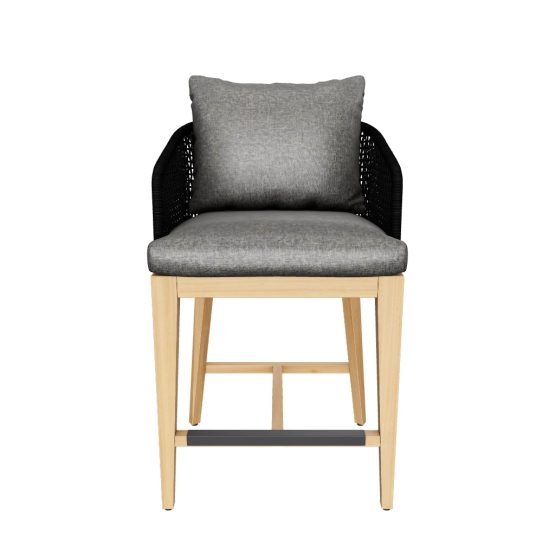 Capri Counter Stool - Natural Gracebay Grey - Image 8