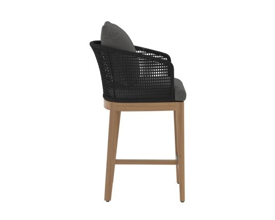 Capri Counter Stool - Natural Gracebay Grey - Image 2
