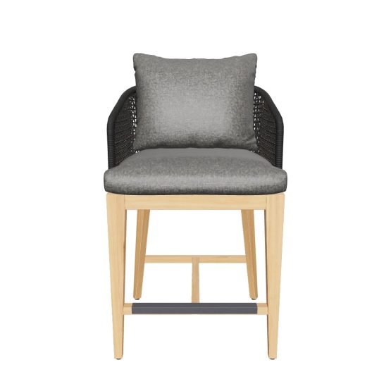 Capri Counter Stool - Natural Gracebay Grey - Image 11