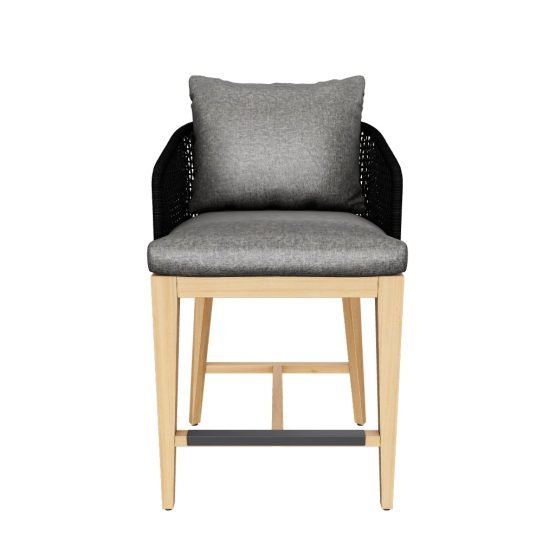 Capri Counter Stool - Natural Gracebay Grey - Image 9