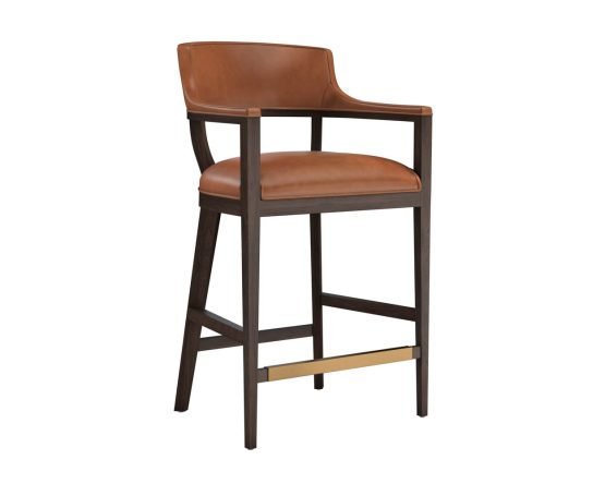 Brylea Barstool - Brown Shalimar Tobacco