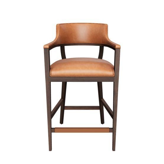 Brylea Barstool - Brown Shalimar Tobacco - Image 6