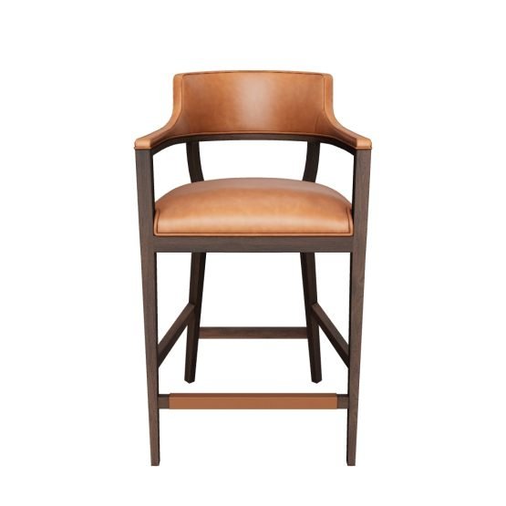 Brylea Barstool - Brown Shalimar Tobacco - Image 7