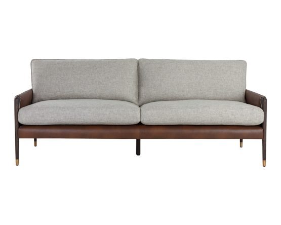 Mauti Sofa Vault Fog / Bravo Cognac - Image 2
