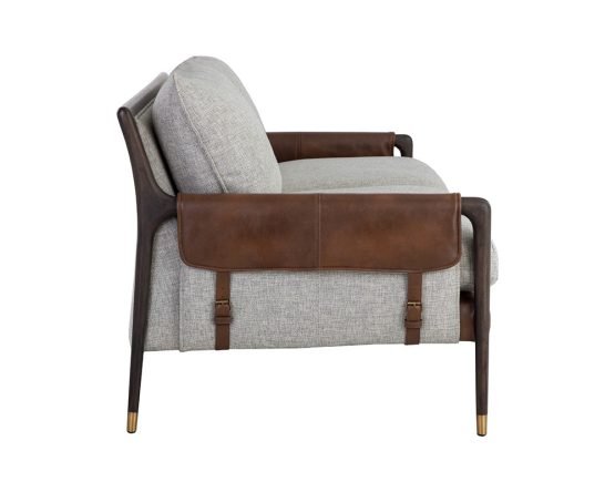 Mauti Sofa Vault Fog / Bravo Cognac - Image 3