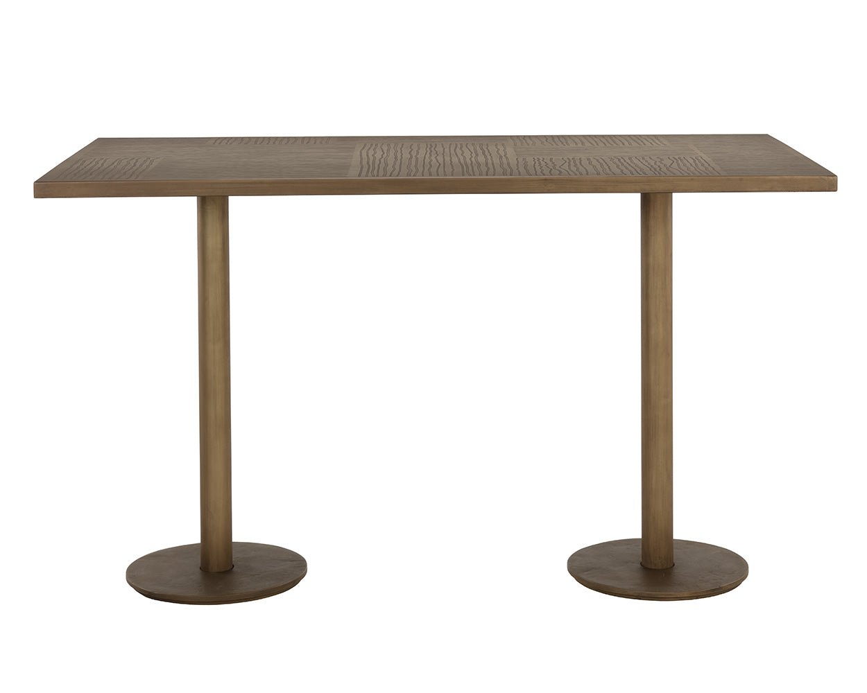 Corina Bar Table Antique Brass - Image 3