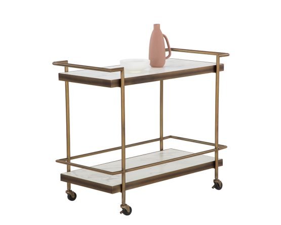 Contardi Bar Cart White