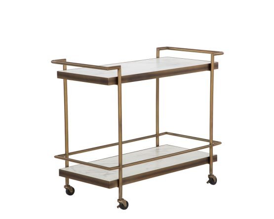 Contardi Bar Cart White - Image 2