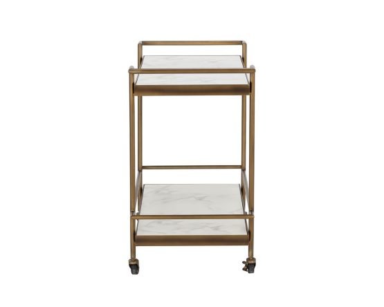 Contardi Bar Cart White - Image 4