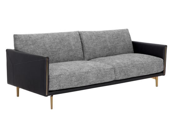Ashi Sofa Nash Zebra / Coal Black