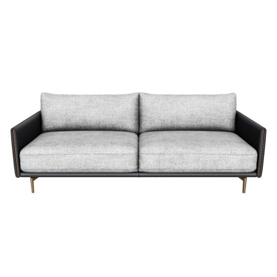 Ashi Sofa Nash Zebra / Coal Black - Image 8