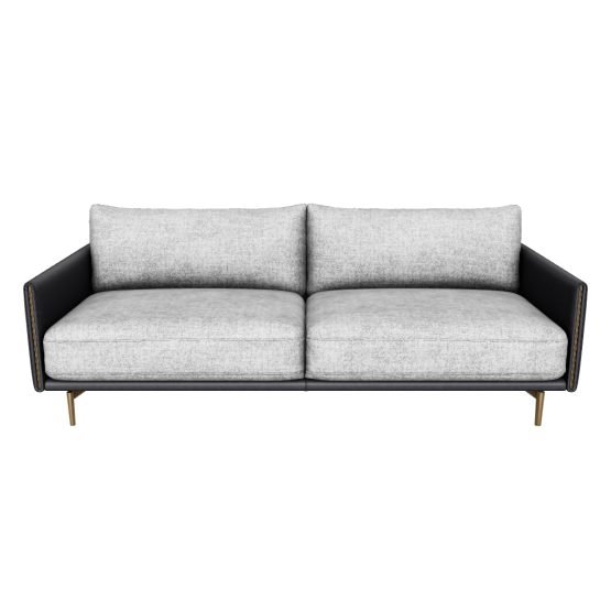 Ashi Sofa Nash Zebra / Coal Black - Image 9