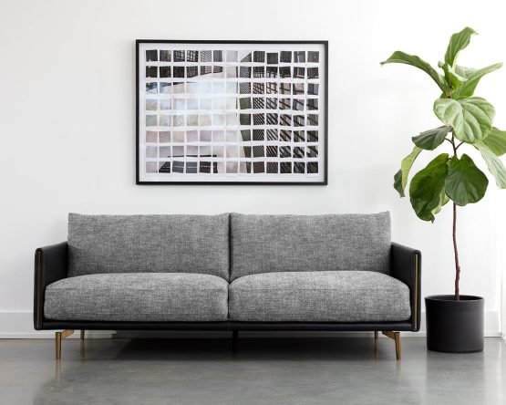 Ashi Sofa Nash Zebra / Coal Black - Image 4
