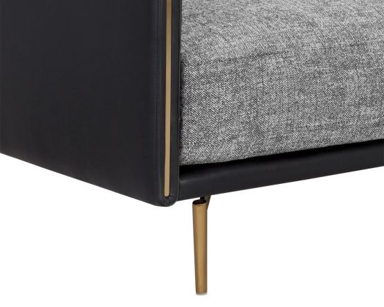 Ashi Sofa Nash Zebra / Coal Black - Image 5
