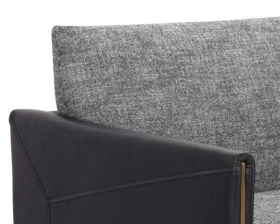 Ashi Sofa Nash Zebra / Coal Black - Image 6