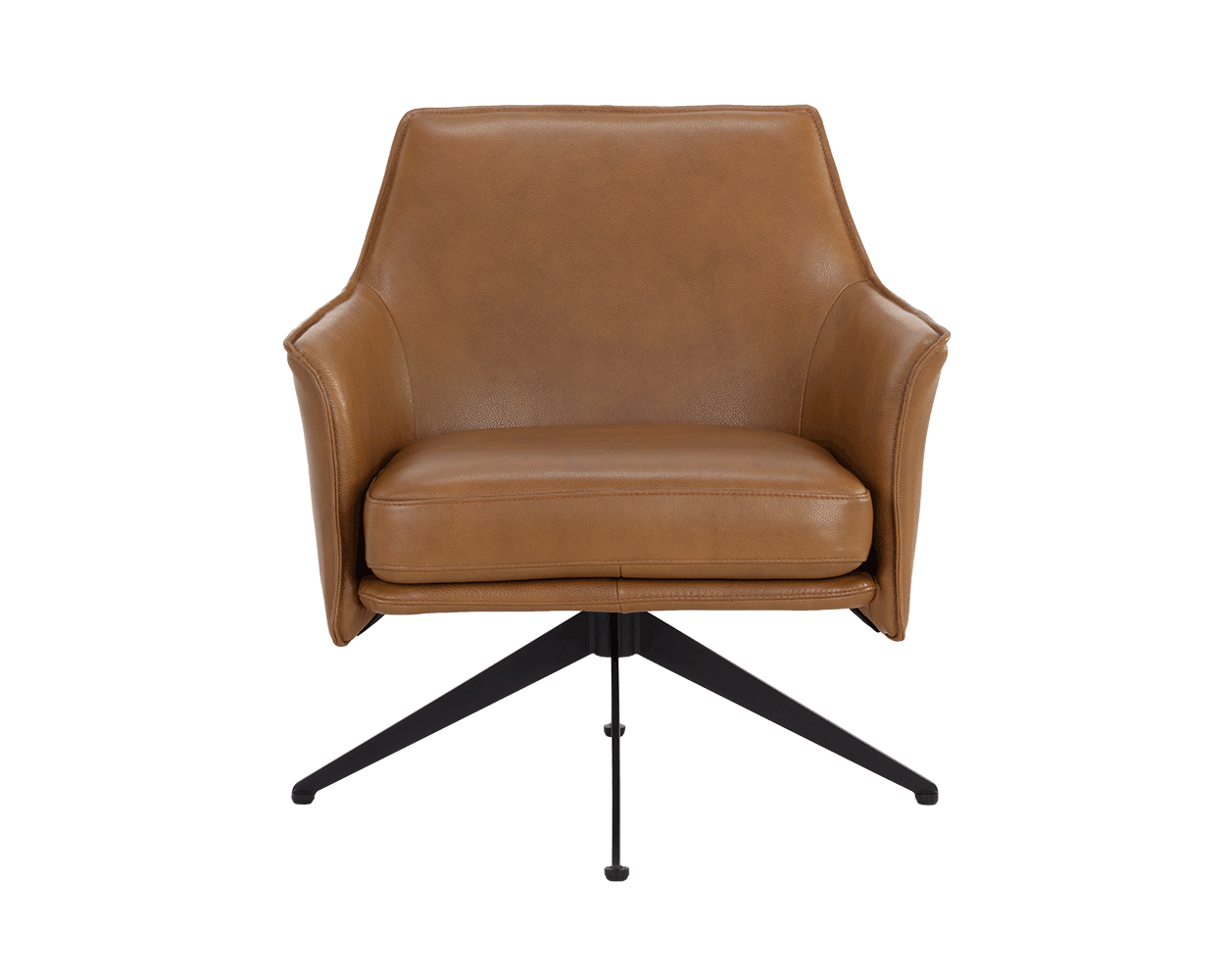 Crosby Swivel Lounge Chair Missouri Cognac - Image 9