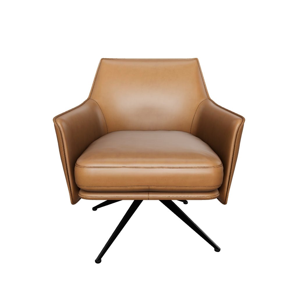 Crosby Swivel Lounge Chair Missouri Cognac - Image 10