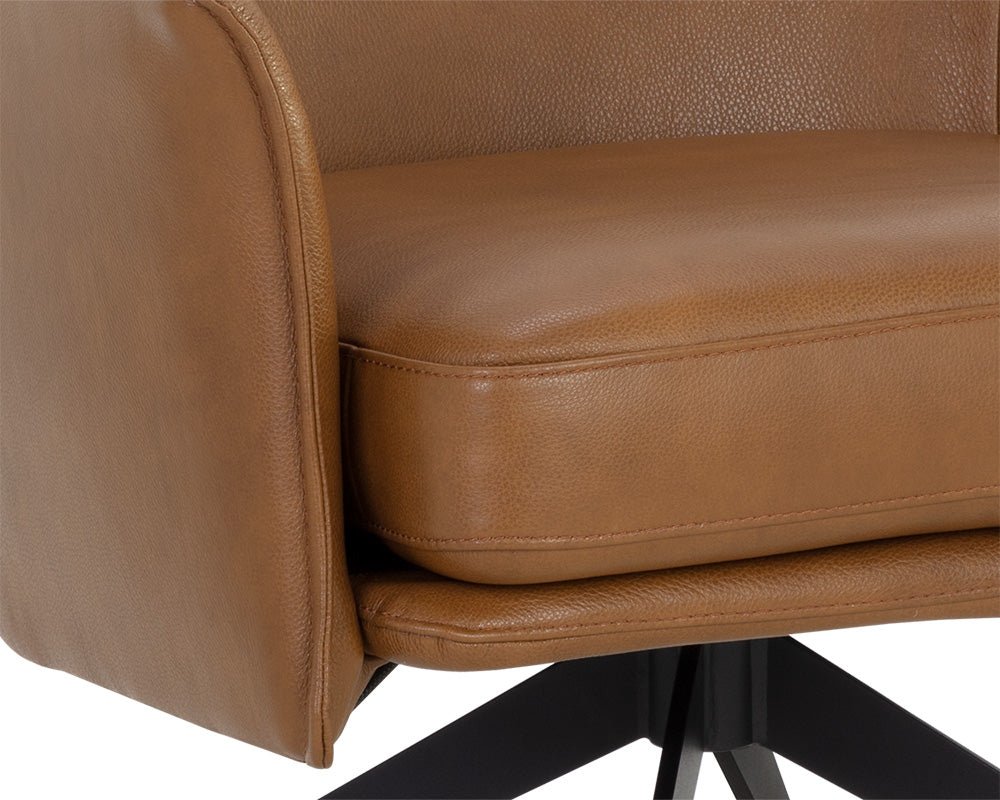 Crosby Swivel Lounge Chair Missouri Cognac - Image 6
