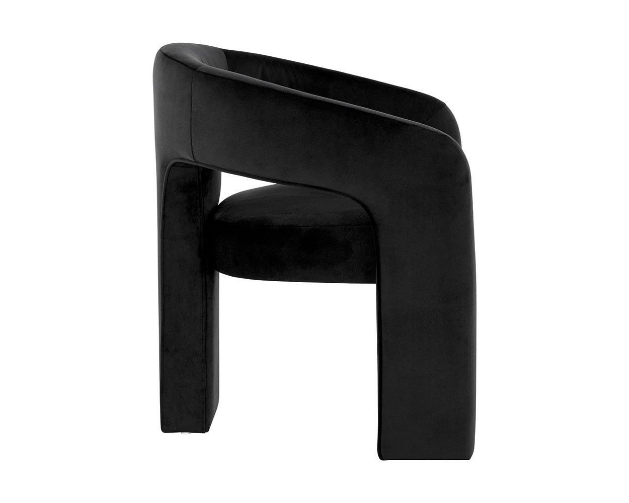 Isidore Dining Armchair Abbington Black - Image 3