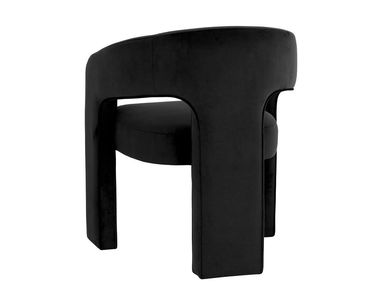 Isidore Dining Armchair Abbington Black - Image 4