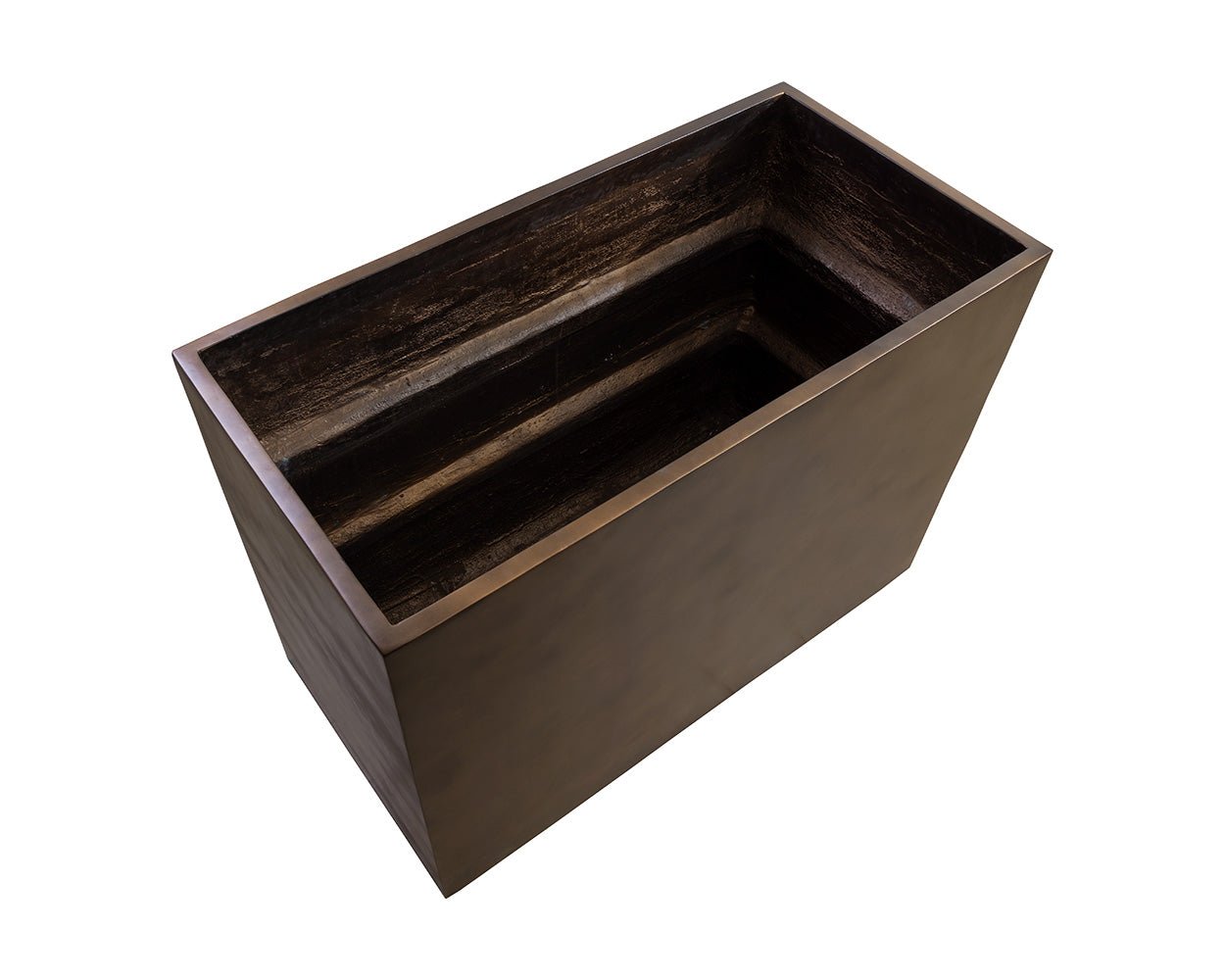 Leilani Planter - Large Antique Bronze Look - Image 5