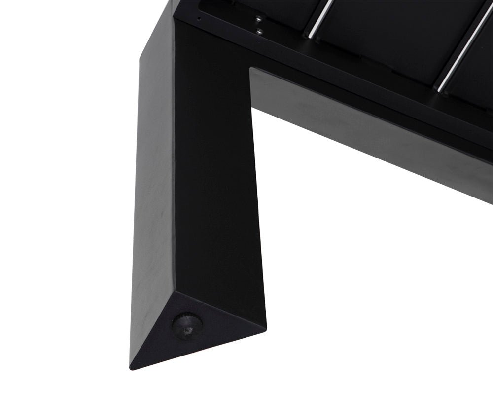Merano Dining Table - 70" Black - Image 6