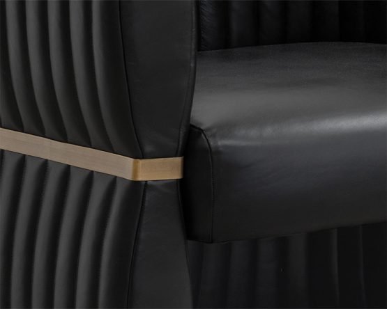 Tryor Lounge Chair Vintage Black Night - Image 5