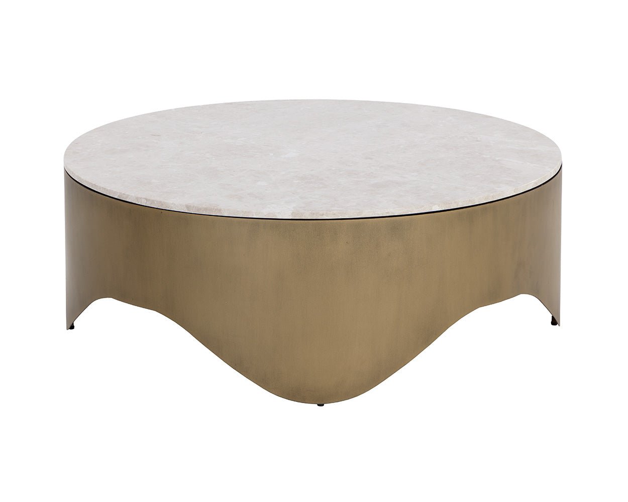 Guinevere Coffee Table Antique Brass - Image 3
