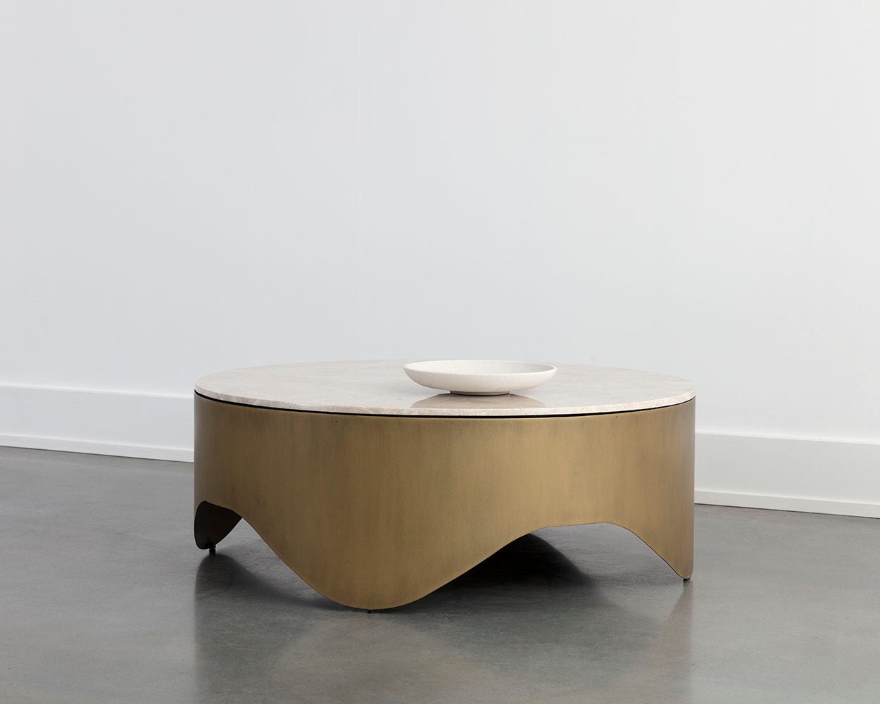 Guinevere Coffee Table Antique Brass - Image 5