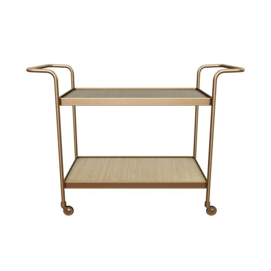 Durva Bar Cart Gold - Image 10