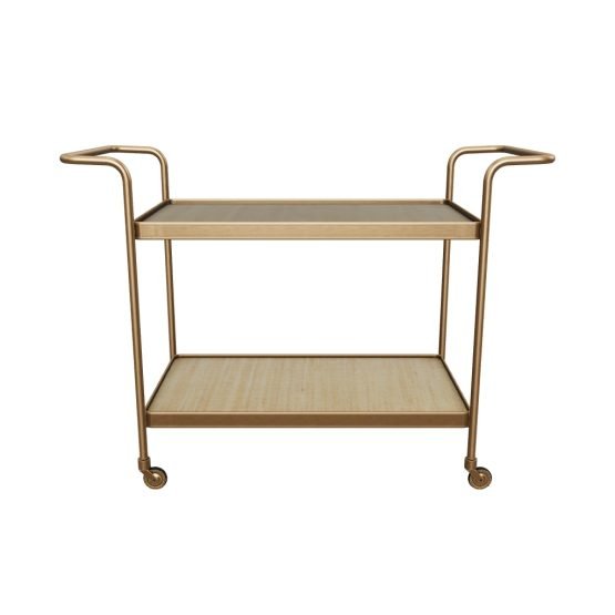 Durva Bar Cart Gold - Image 11