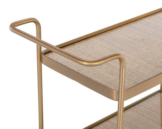 Durva Bar Cart Gold - Image 9