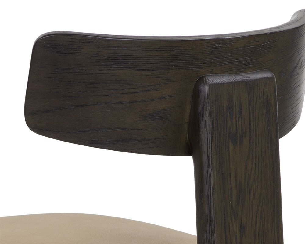 Horton Dining Chair - Dark Brown Sahara Sand - Image 7