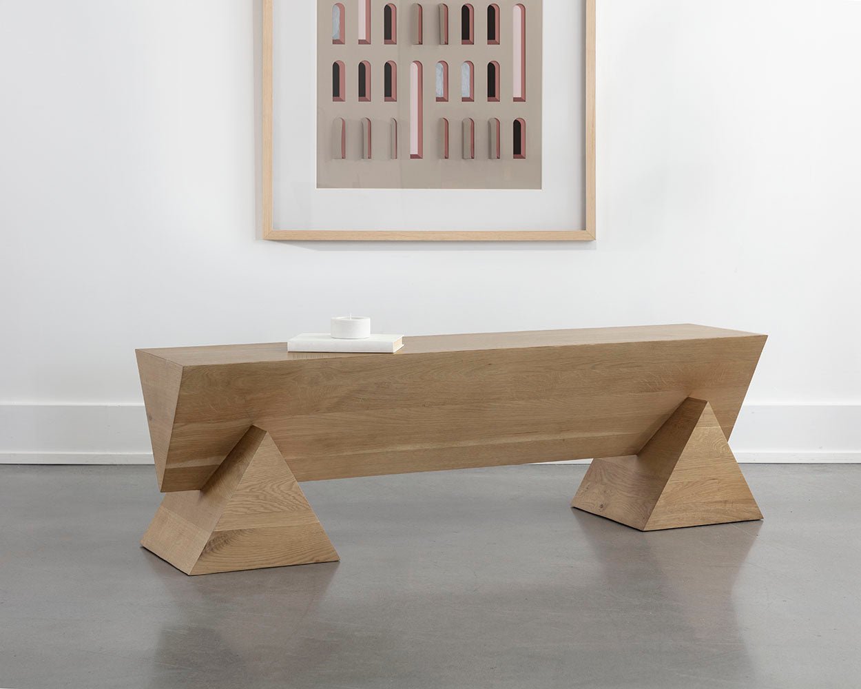 Gregor Bench Rustic Oak - Image 5