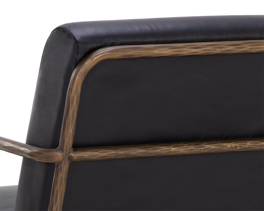 Lathan Lounge Chair Charcoal Black - Image 8