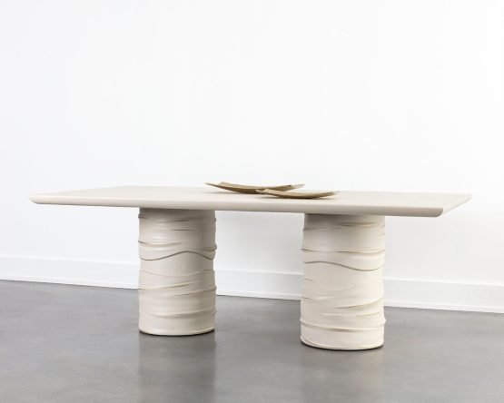 Alanya Dining Table - 84" - Rectangular Summer Sand - Image 4