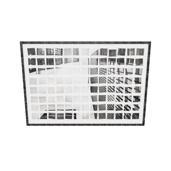 Picture In Polaroids - 50" X 35" - Black Frame Grey - Image 6