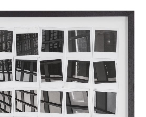 Picture In Polaroids - 50" X 35" - Black Frame Grey - Image 4