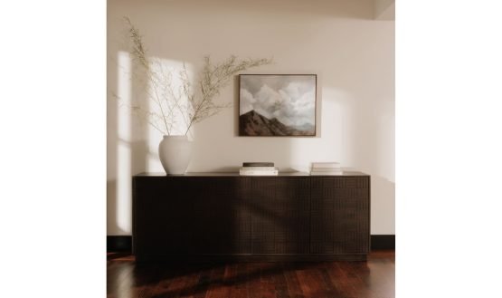 DENMAN 4 DOOR SIDEBOARD DARK BROWN - Image 2