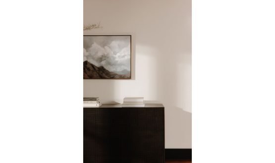 DENMAN 4 DOOR SIDEBOARD DARK BROWN - Image 3