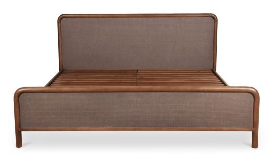 RYE QUEEN BED WARM BROWN - Image 5